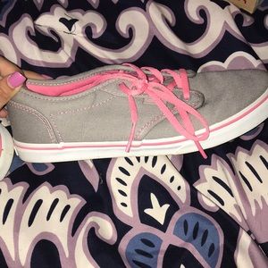 Pink and Gray Vans